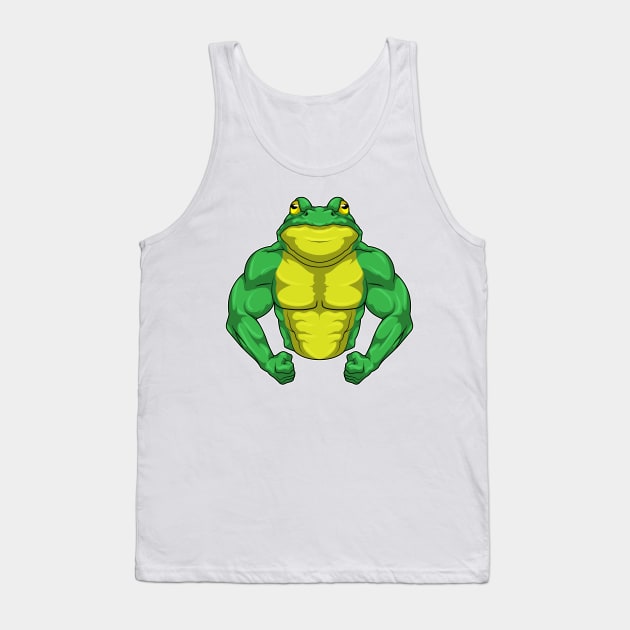 Toad as Bodybuilder with big Muscles Tank Top by Markus Schnabel